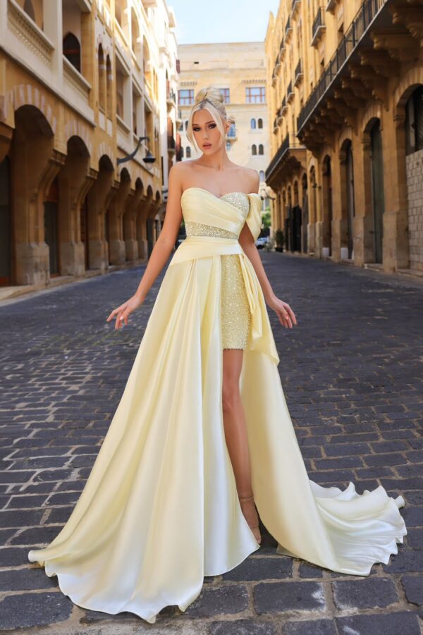 Charli by Catwalk Couture Yellow