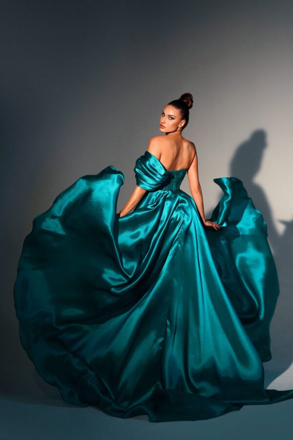 Charli - by Catwalk Couture - Turquoise - Image 2