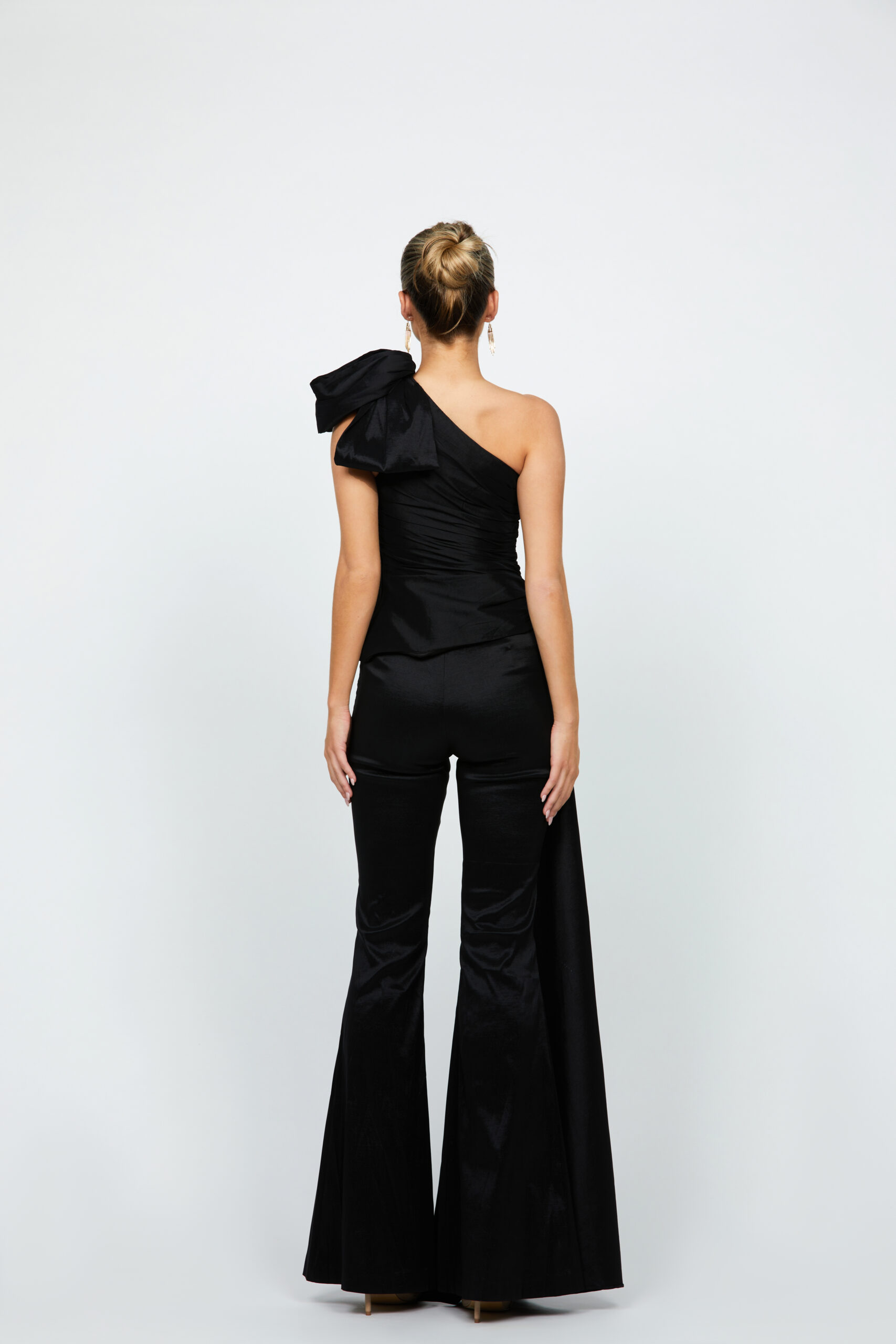 Briana One Shoulder Bow Top by Bariano - Image 2