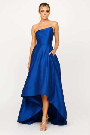 Faiy Asymmetric Hi Low Gown  by Bariano